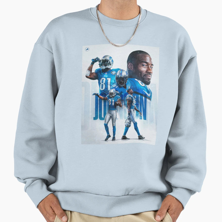 Calvin Johnson Sweatshirt - Trendy Graphic for Adults - T-Shirt, Sweatshirt, Hoodie