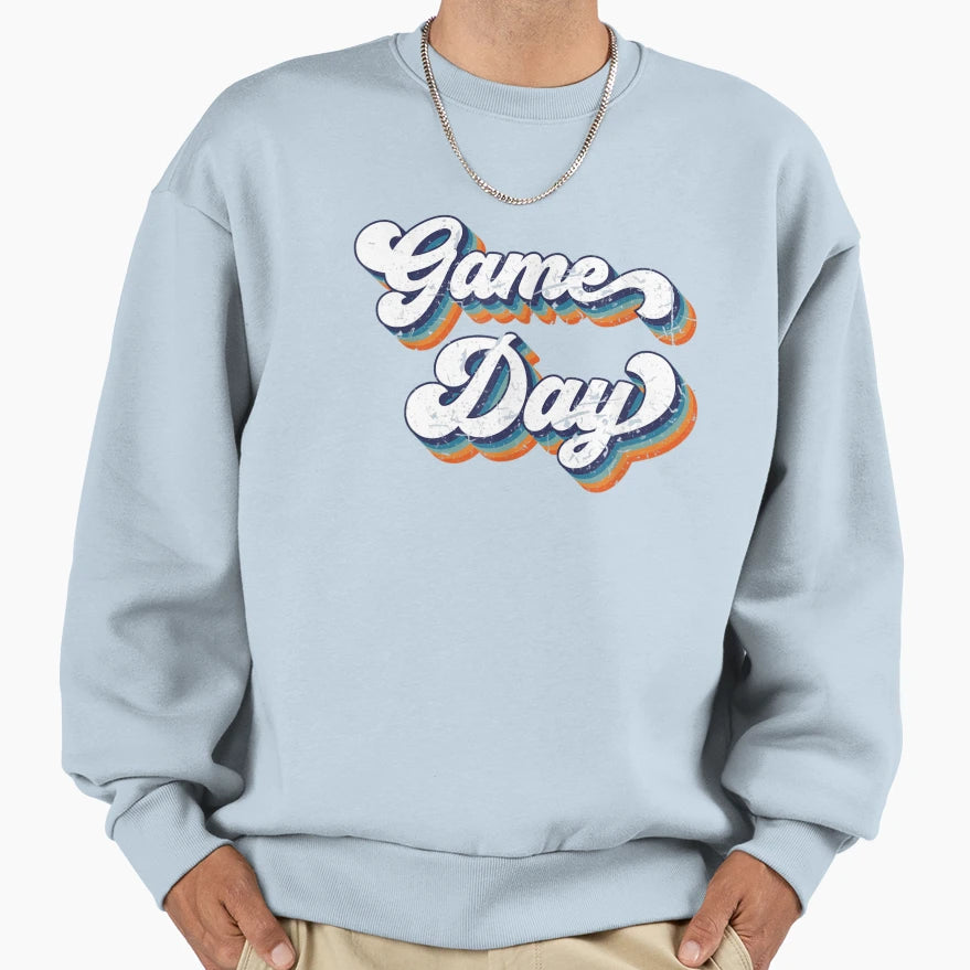 Game Day Sweatshirt - Trendy Graphic Men Women - T-Shirt, Sweatshirt, Hoodie