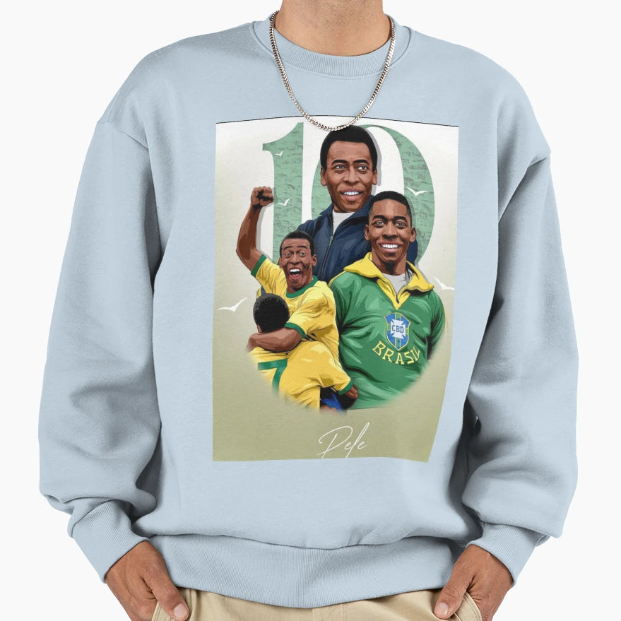 Hale Pele World Cup Football Legend Sweatshirt - Trendy Graphic Men Women - T-Shirt, Sweatshirt, Hoodie
