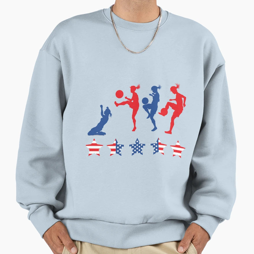 Awesome Football Usa Soccer Sweatshirt - Minimalist Print for Adults - T-Shirt, Sweatshirt, Hoodie
