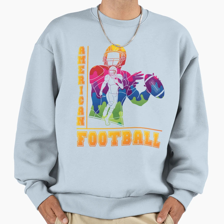 American Football Sweatshirt - Novelty Apparel Men Women - T-Shirt, Sweatshirt, Hoodie