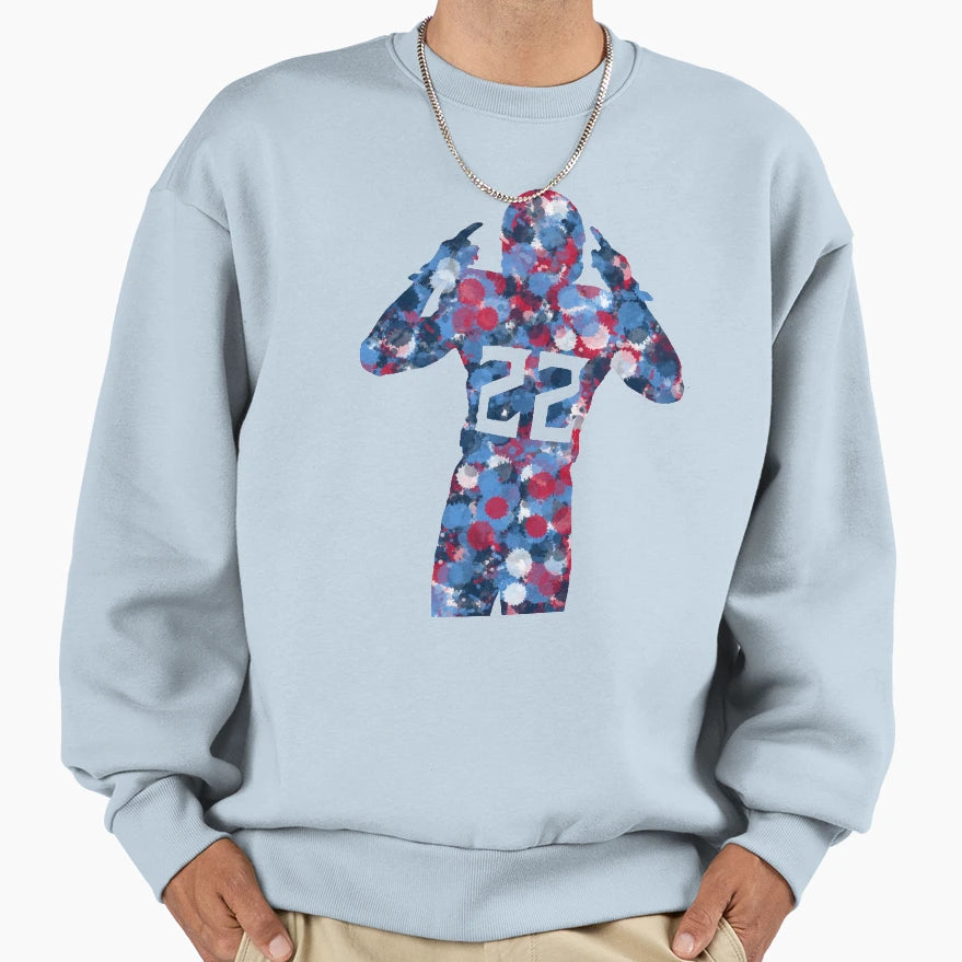 Splatter Henry Sweatshirt - Minimalist Print Men Women - T-Shirt, Sweatshirt, Hoodie