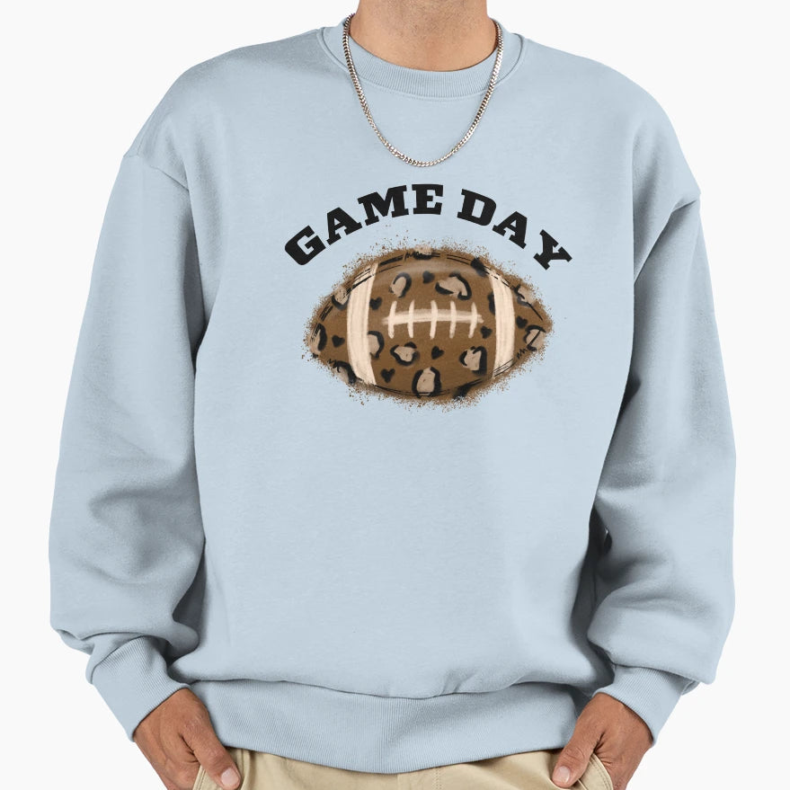 Football Game Day Sweatshirt - Custom Art Print for Adults - T-Shirt, Sweatshirt, Hoodie