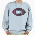 Houston Throwback Football Sweatshirt - Streetwear Style for Adults - T-Shirt, Sweatshirt, Hoodie