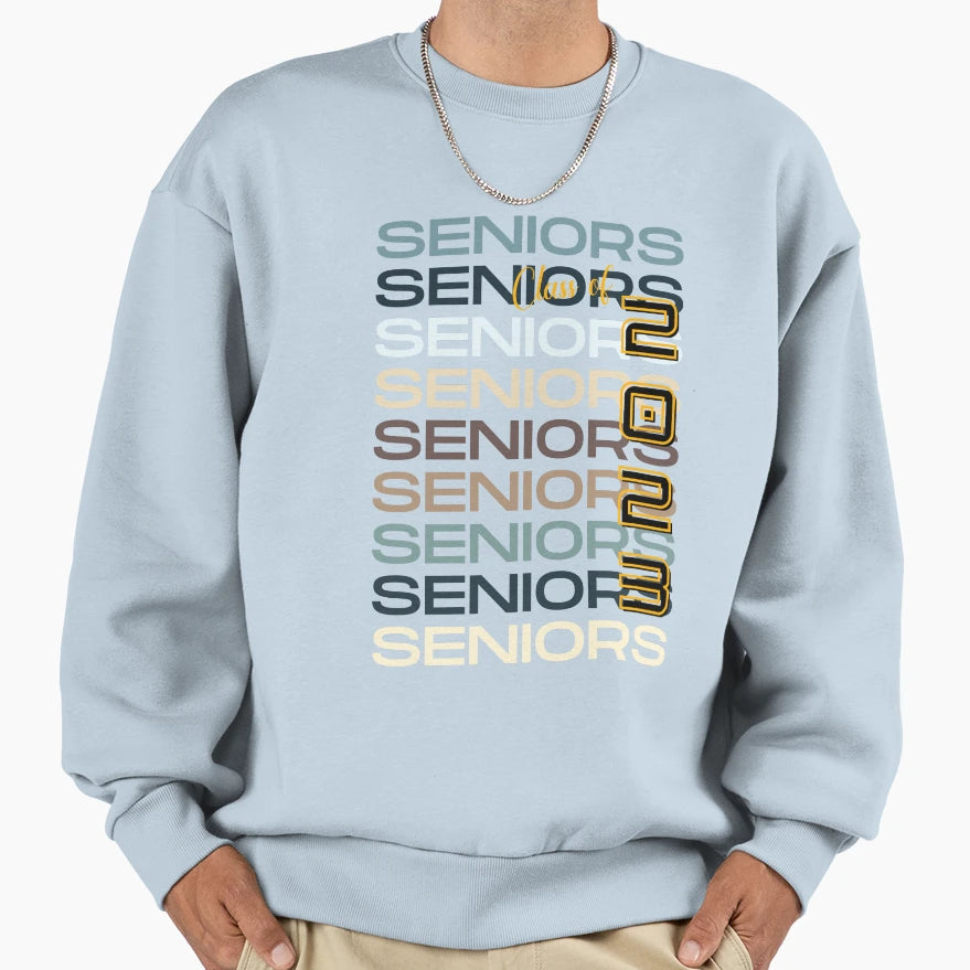 Seniors Class 2023 Graduation Sweatshirt - Unique Graphic Men Women - T-Shirt, Sweatshirt, Hoodie