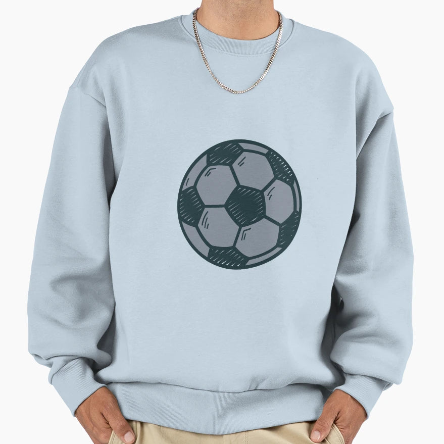 Soccer Ball Sweatshirt - Casual Everyday Wear for Adults - T-Shirt, Sweatshirt, Hoodie