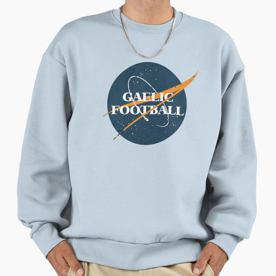 Gaelic Football Space Sweatshirt - Trendy Graphic for Adults - T-Shirt, Sweatshirt, Hoodie