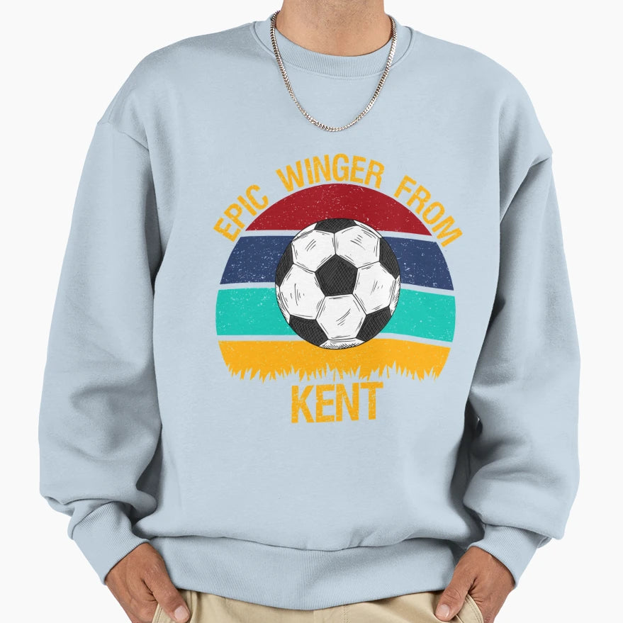 Epic Winger From Kent Soccer T-Shirt - Novelty Apparel Men Women - T-Shirt, Sweatshirt, Hoodie