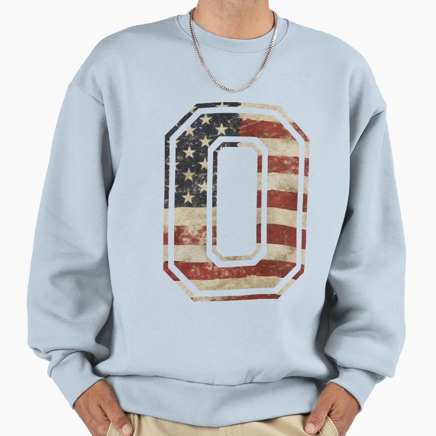 Team Sports Uniform Number 0 Sweatshirt - Novelty Apparel for Adults - T-Shirt, Sweatshirt, Hoodie