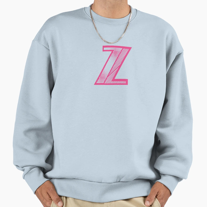 Modern Monogram Initial Letter Z Sweatshirt - Streetwear Style Unisex - T-Shirt, Sweatshirt, Hoodie