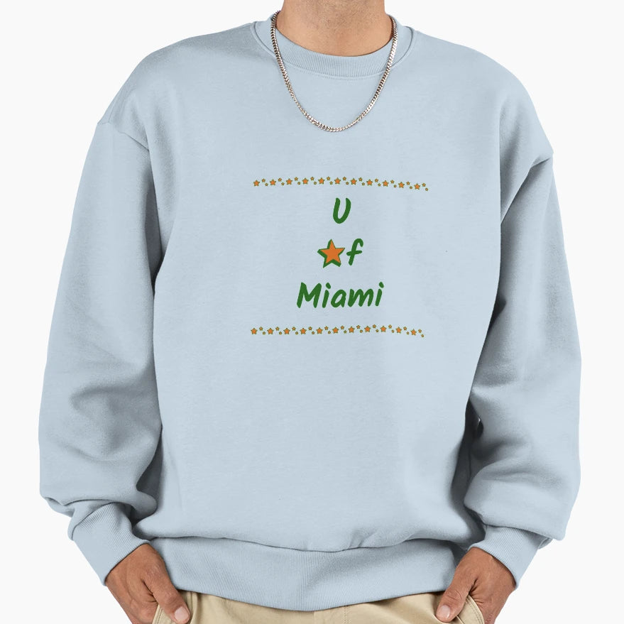 U Miami Hurricanes Sweatshirt - Streetwear Style Unisex - T-Shirt, Sweatshirt, Hoodie