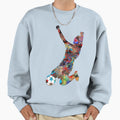 Football Player Sweatshirt - Novelty Apparel Men Women - T-Shirt, Sweatshirt, Hoodie