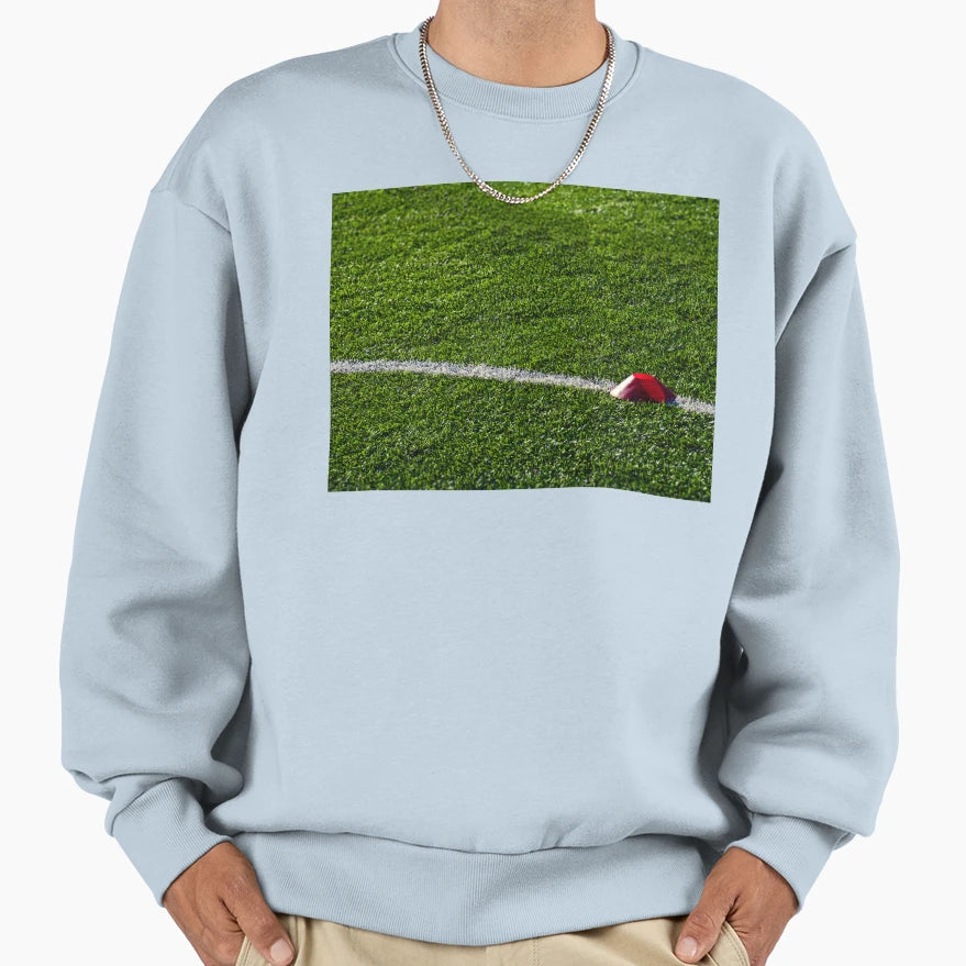 Marker Football Field Photo Sweatshirt - Casual Everyday Wear Men Women - T-Shirt, Sweatshirt, Hoodie