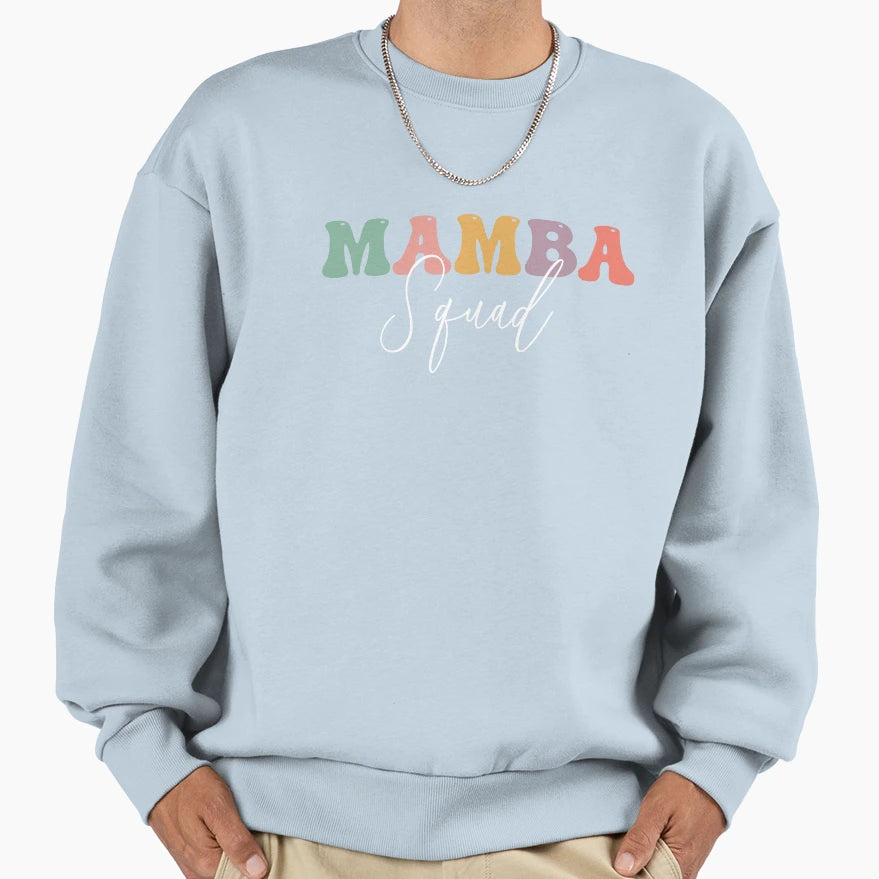 Funny Mamba Squad Mamba Squad Sweatshirt - Aesthetic Graphic for Adults - T-Shirt, Sweatshirt, Hoodie