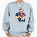 Drake Maye Superman Celebration Sweatshirt - Minimalist Print Men Women - T-Shirt, Sweatshirt, Hoodie