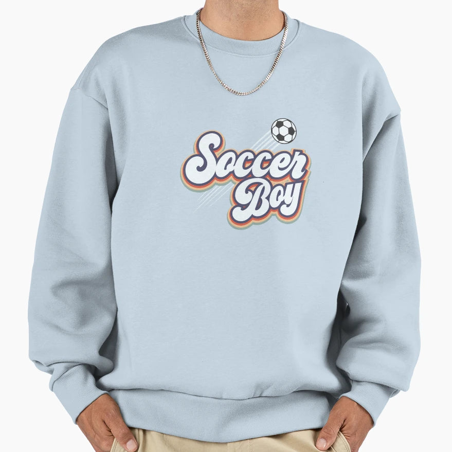 Soccer Soccer Champion Football Sweatshirt - Aesthetic Graphic Men Women - T-Shirt, Sweatshirt, Hoodie