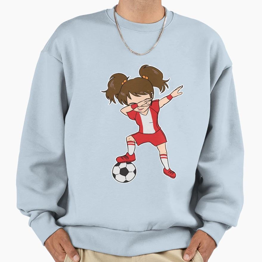 Dabbing Soccer Canada Soccer Sweatshirt - Fun Novelty Design Unisex - T-Shirt, Sweatshirt, Hoodie