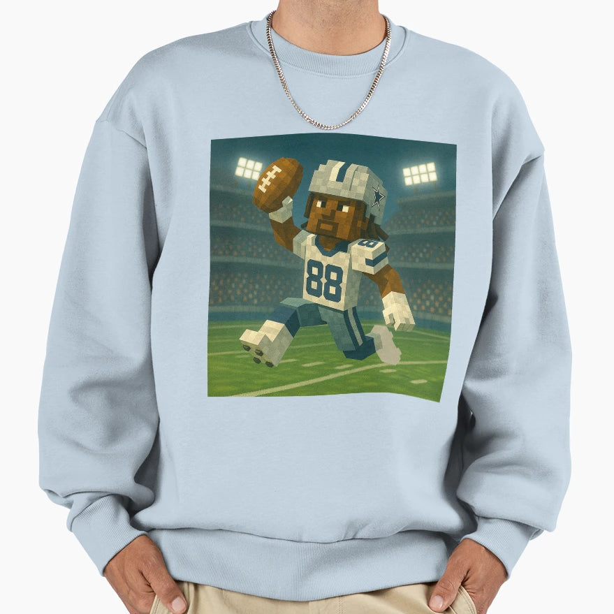 Blocky Lamb Sweatshirt - Minimalist Print Men Women - T-Shirt, Sweatshirt, Hoodie