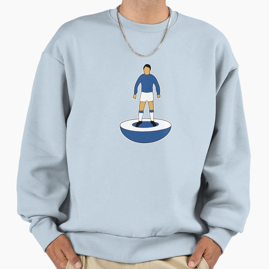 Everton Subbuteo Player Sweatshirt - Minimalist Print for Adults - T-Shirt, Sweatshirt, Hoodie