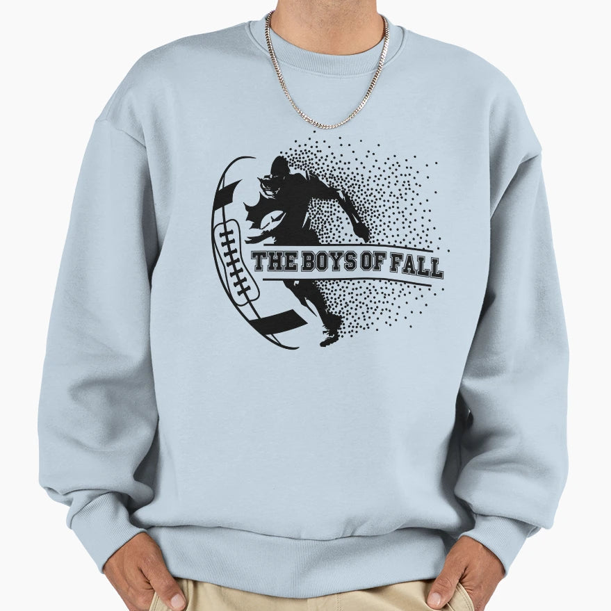 Fall Football Sweatshirt - Graphic Print Unisex - T-Shirt, Sweatshirt, Hoodie