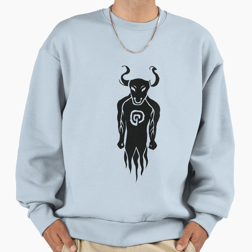 Minotaur Sweatshirt - Trendy Graphic Unisex - T-Shirt, Sweatshirt, Hoodie