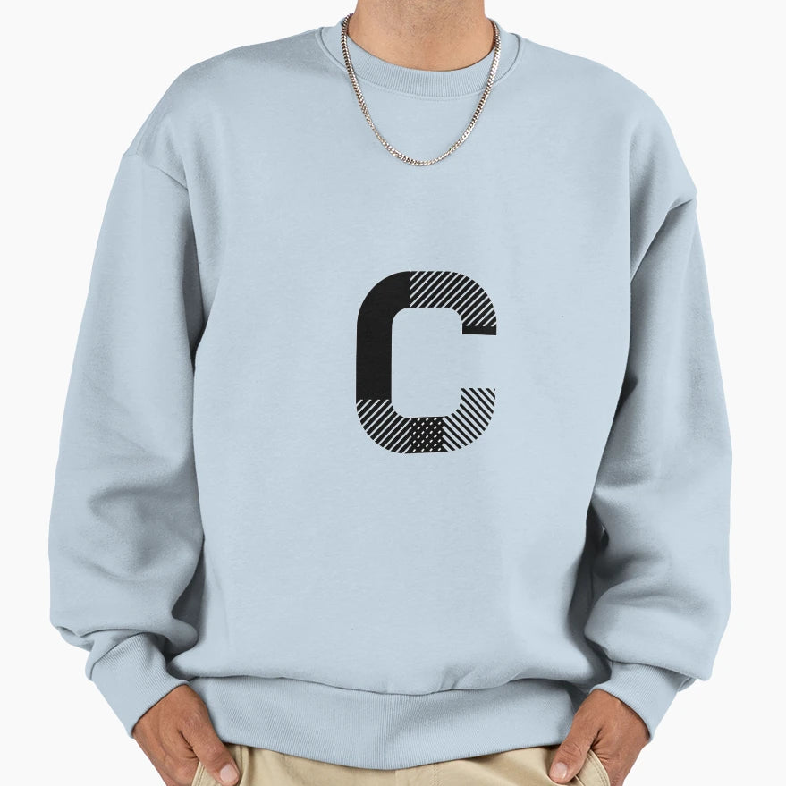 C Letter Sweatshirt - Novelty Apparel Unisex - T-Shirt, Sweatshirt, Hoodie