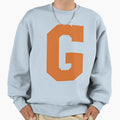 Alphabet Orange G Sports Letter G Sweatshirt - Custom Art Print Unisex - T-Shirt, Sweatshirt, Hoodie