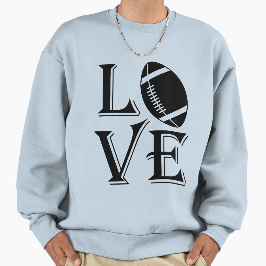 Football Lover American Football Player Sweatshirt - Trendy Graphic Unisex - T-Shirt, Sweatshirt, Hoodie