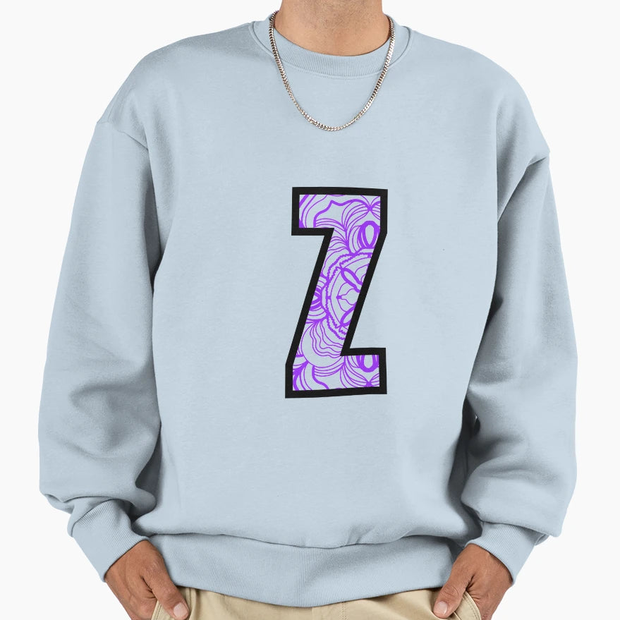 Mandala Z Cut Out Sweatshirt - Novelty Apparel for Adults - T-Shirt, Sweatshirt, Hoodie
