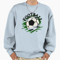 I Love Football Soccer Sweatshirt - Minimalist Print for Adults - T-Shirt, Sweatshirt, Hoodie