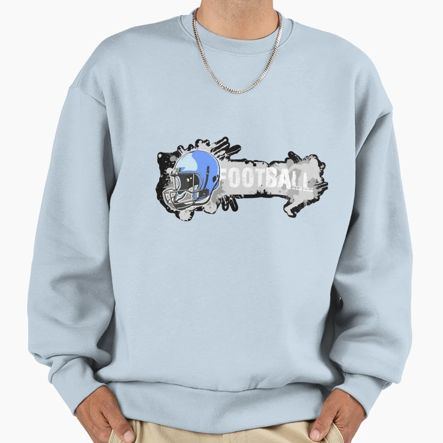 American Football Helmet Art T-Shirt - Aesthetic Graphic Men Women - T-Shirt, Sweatshirt, Hoodie