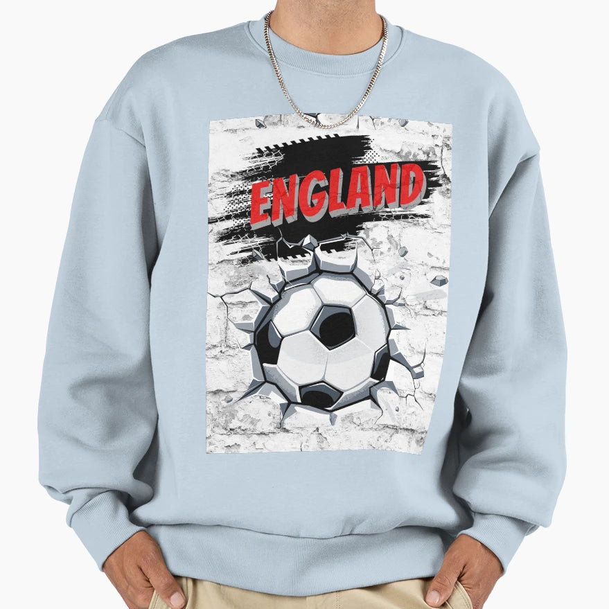 English Soccer England Soccer Sweatshirt - Trendy Graphic Unisex - T-Shirt, Sweatshirt, Hoodie