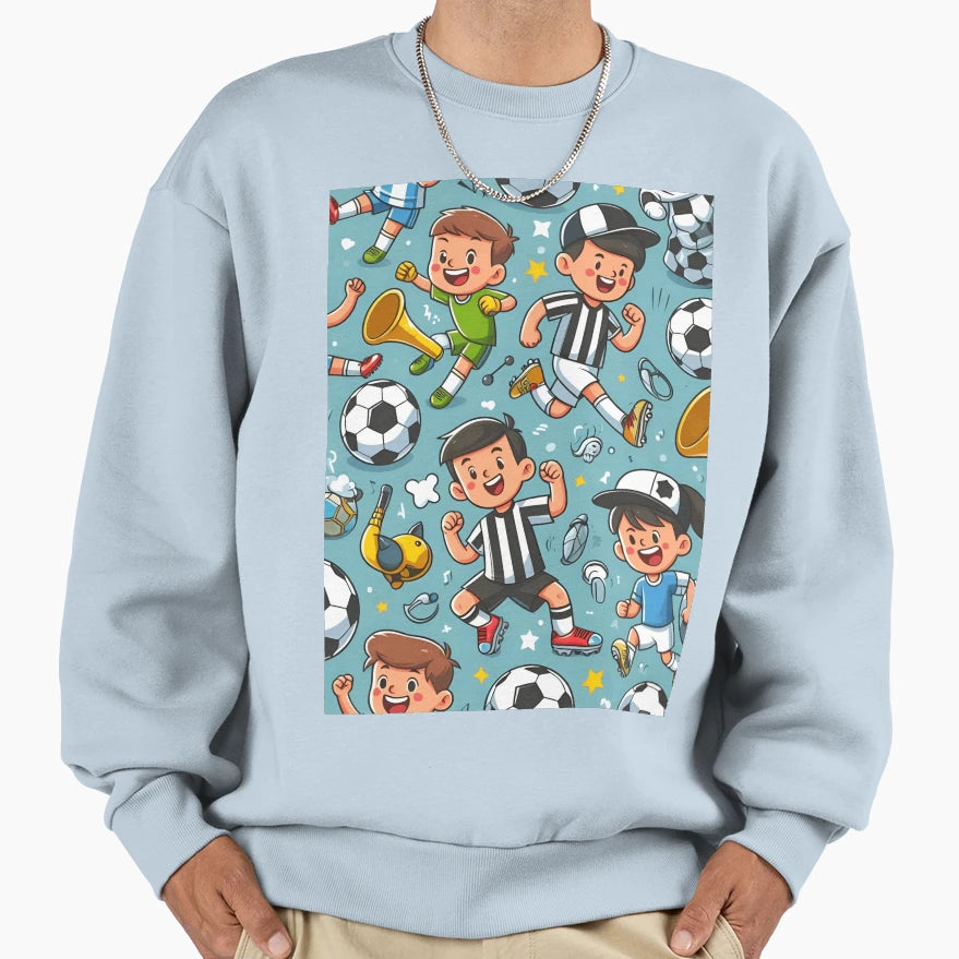 Football Sweatshirt - Streetwear Style Men Women - T-Shirt, Sweatshirt, Hoodie