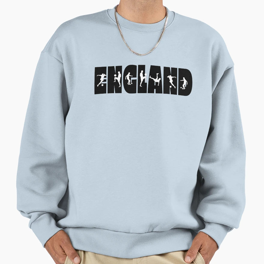 England Team Supporter World Cup Sweatshirt - Streetwear Style for Adults - T-Shirt, Sweatshirt, Hoodie