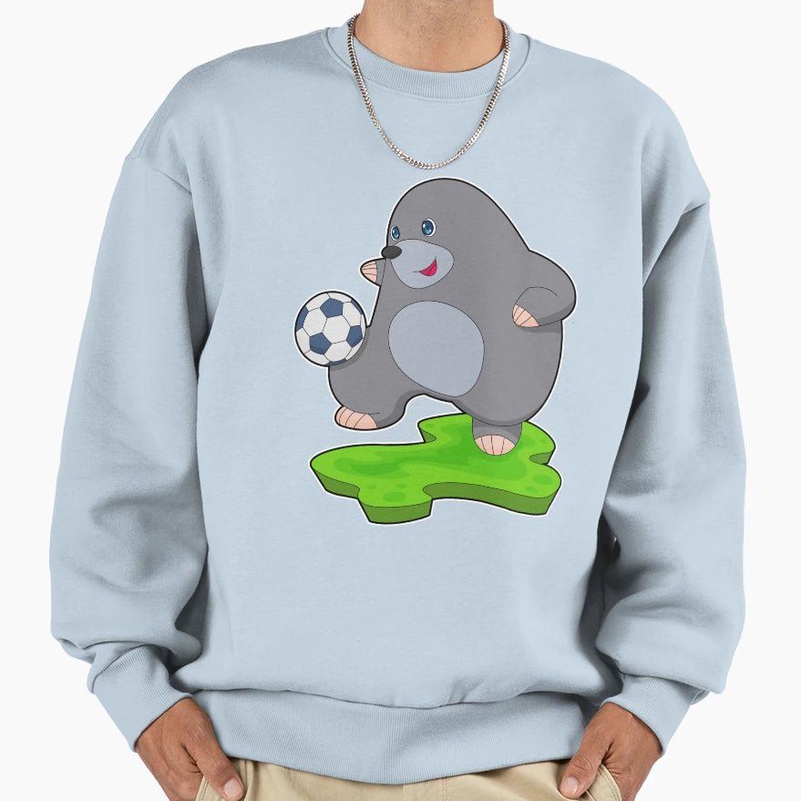 Mole Soccer Player Soccer Sports Sweatshirt - Aesthetic Graphic for Adults - T-Shirt, Sweatshirt, Hoodie