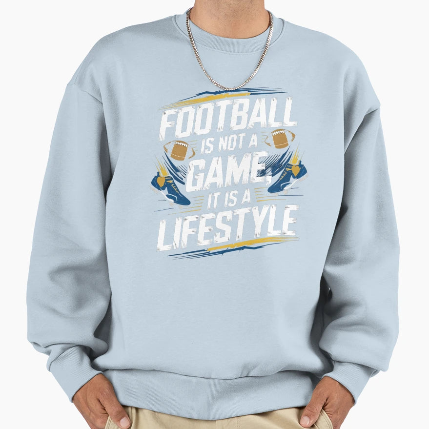 Football Lifestyle Sweatshirt - Trendy Graphic Men Women - T-Shirt, Sweatshirt, Hoodie