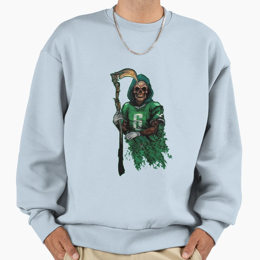 Slim Reaper Football Sweatshirt - Custom Art Print Unisex - T-Shirt, Sweatshirt, Hoodie