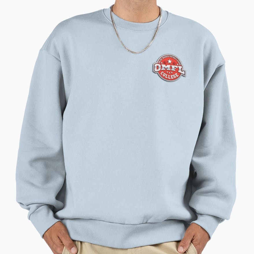 Omfl College Sweatshirt - Minimalist Print Unisex - T-Shirt, Sweatshirt, Hoodie