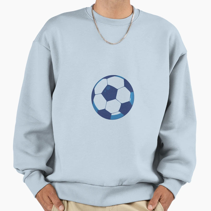 Soccer Ball Sweatshirt - Trendy Graphic for Adults - T-Shirt, Sweatshirt, Hoodie