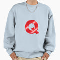 Q Glossy Sweatshirt - Minimalist Print Men Women - T-Shirt, Sweatshirt, Hoodie