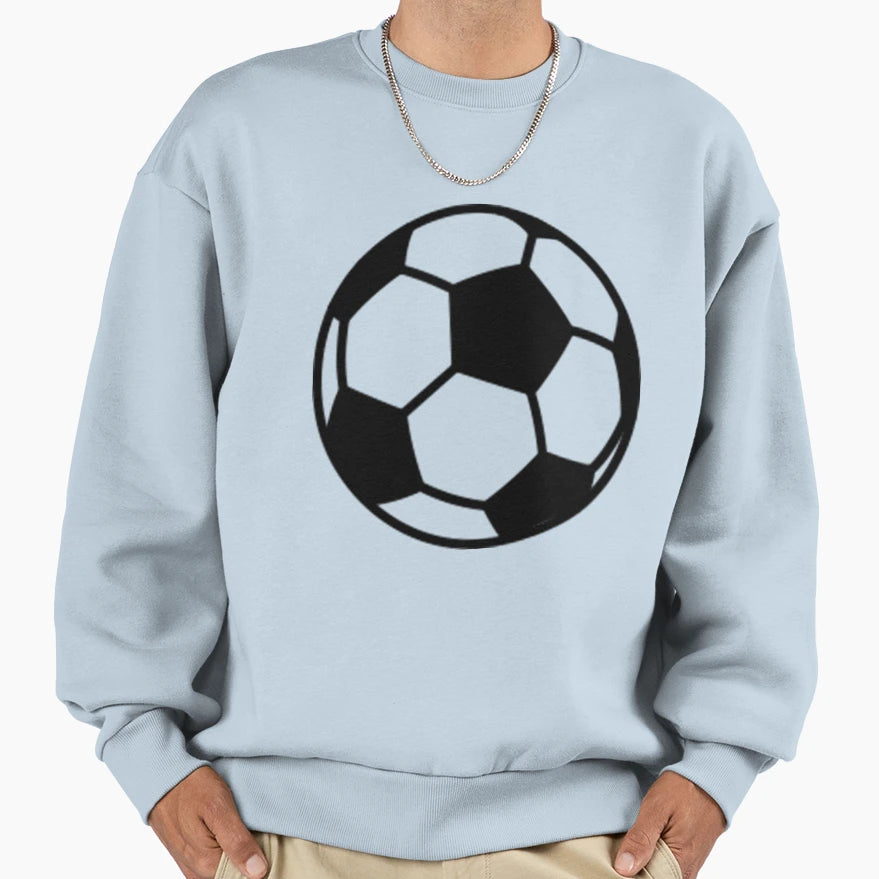 Soccer Ball Sweatshirt - Trendy Graphic Unisex - T-Shirt, Sweatshirt, Hoodie