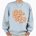 Orange And White Its Game Day Yall Sweatshirt - Graphic Print Men Women - T-Shirt, Sweatshirt, Hoodie