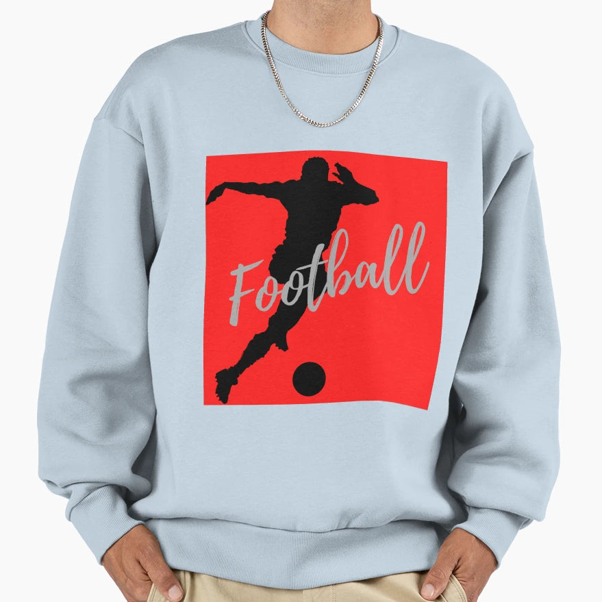 Football Sweatshirt - Casual Everyday Wear Unisex - T-Shirt, Sweatshirt, Hoodie