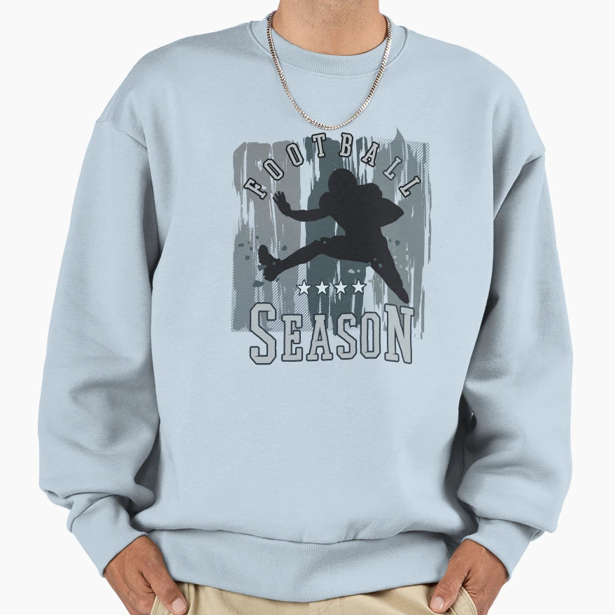 American Football Season Sweatshirt - Casual Everyday Wear Unisex - T-Shirt, Sweatshirt, Hoodie