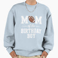 Mom Birthday Football Lover First Sweatshirt - Custom Art Print for Adults - T-Shirt, Sweatshirt, Hoodie