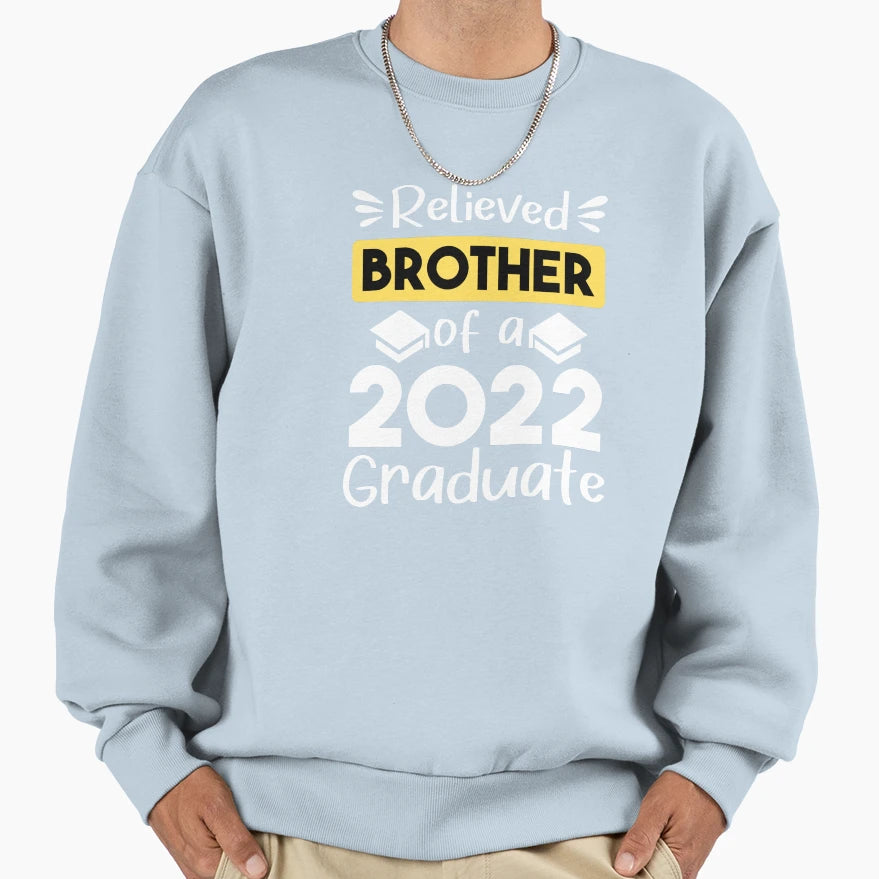 Relieved Brother Sweatshirt - Custom Art Print for Adults - T-Shirt, Sweatshirt, Hoodie