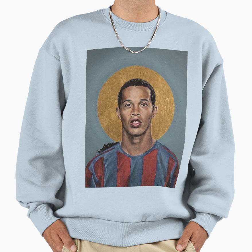 Art Ronaldinho Painting Sweatshirt - Trendy Graphic for Adults - T-Shirt, Sweatshirt, Hoodie