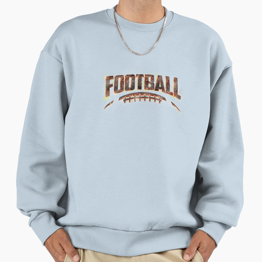 Football Sweatshirt - Minimalist Print for Adults - T-Shirt, Sweatshirt, Hoodie
