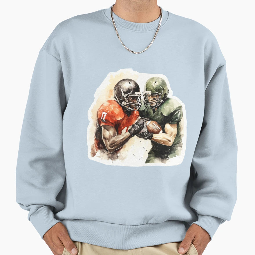 Football Sweatshirt - Graphic Print for Adults - T-Shirt, Sweatshirt, Hoodie