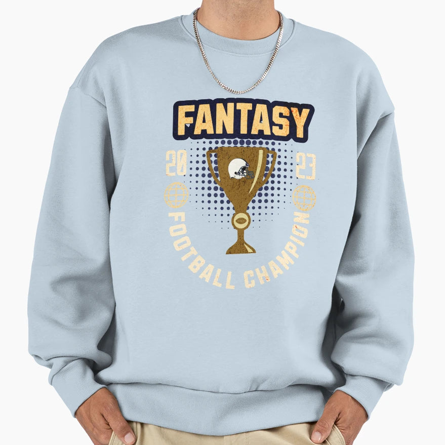2023 Fantasy Football Champ Sweatshirt - Custom Art Print for Adults - T-Shirt, Sweatshirt, Hoodie